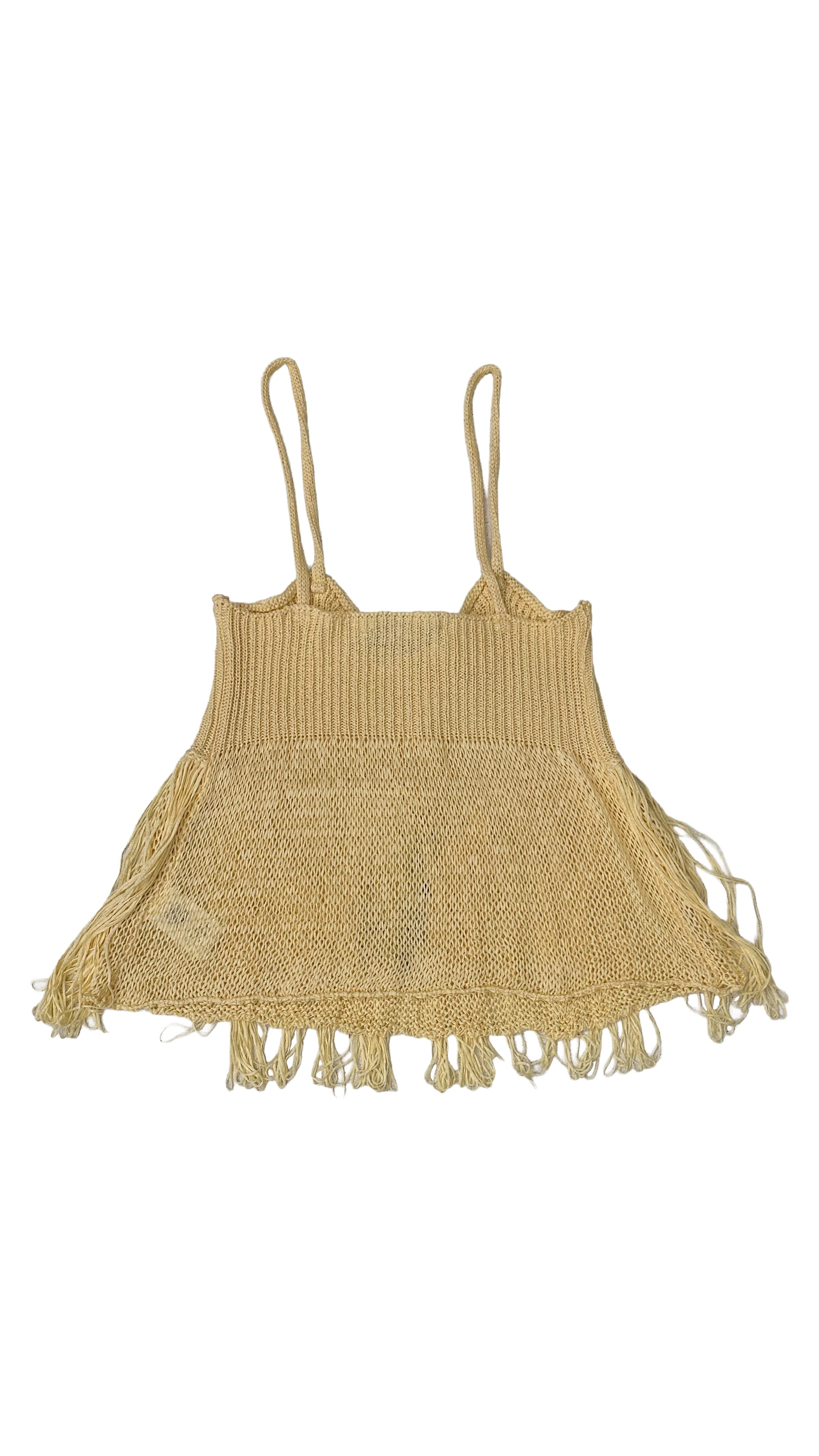 TOP IN FETTUCCIA CON FRANGE