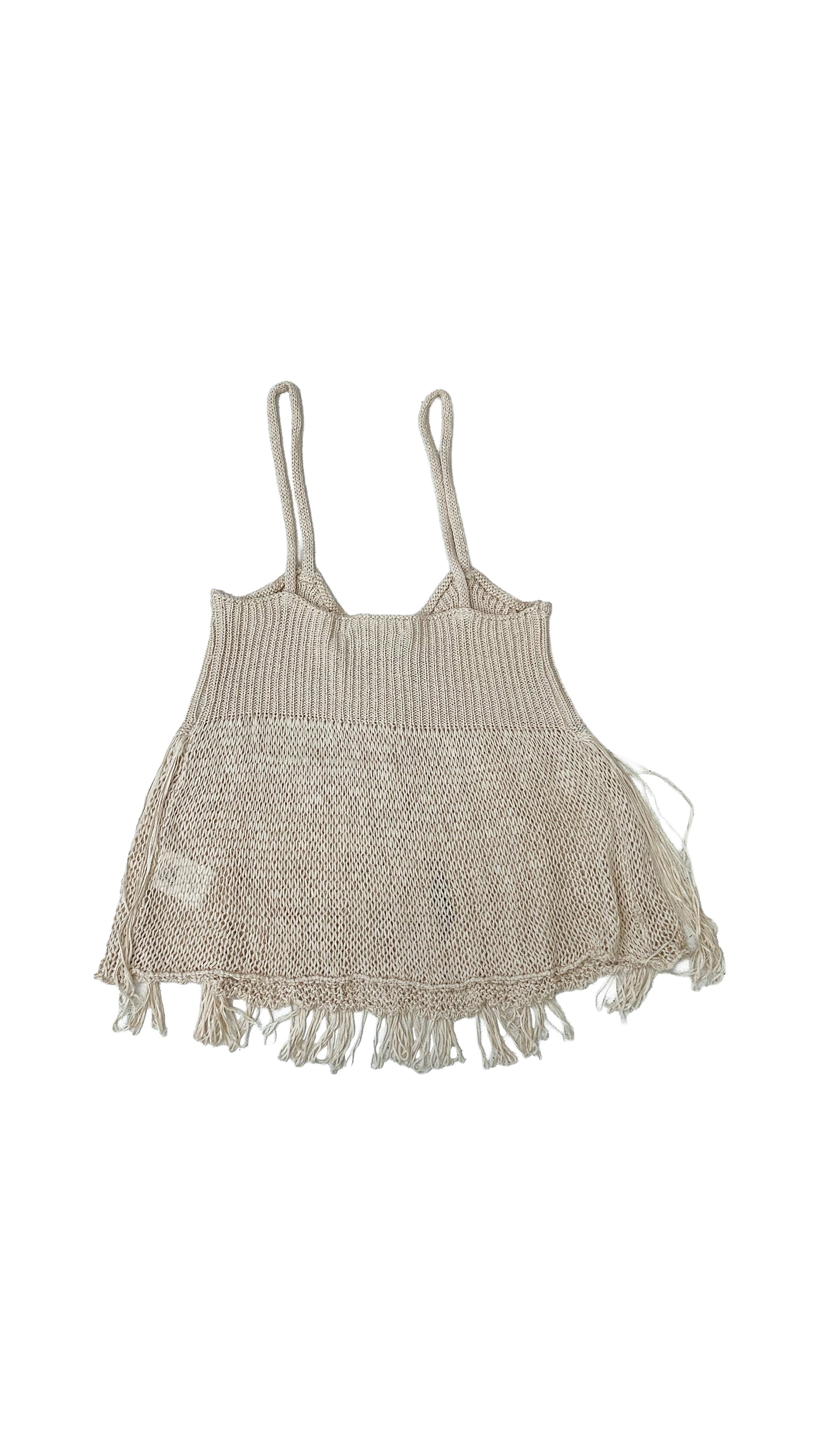 TOP IN FETTUCCIA CON FRANGE