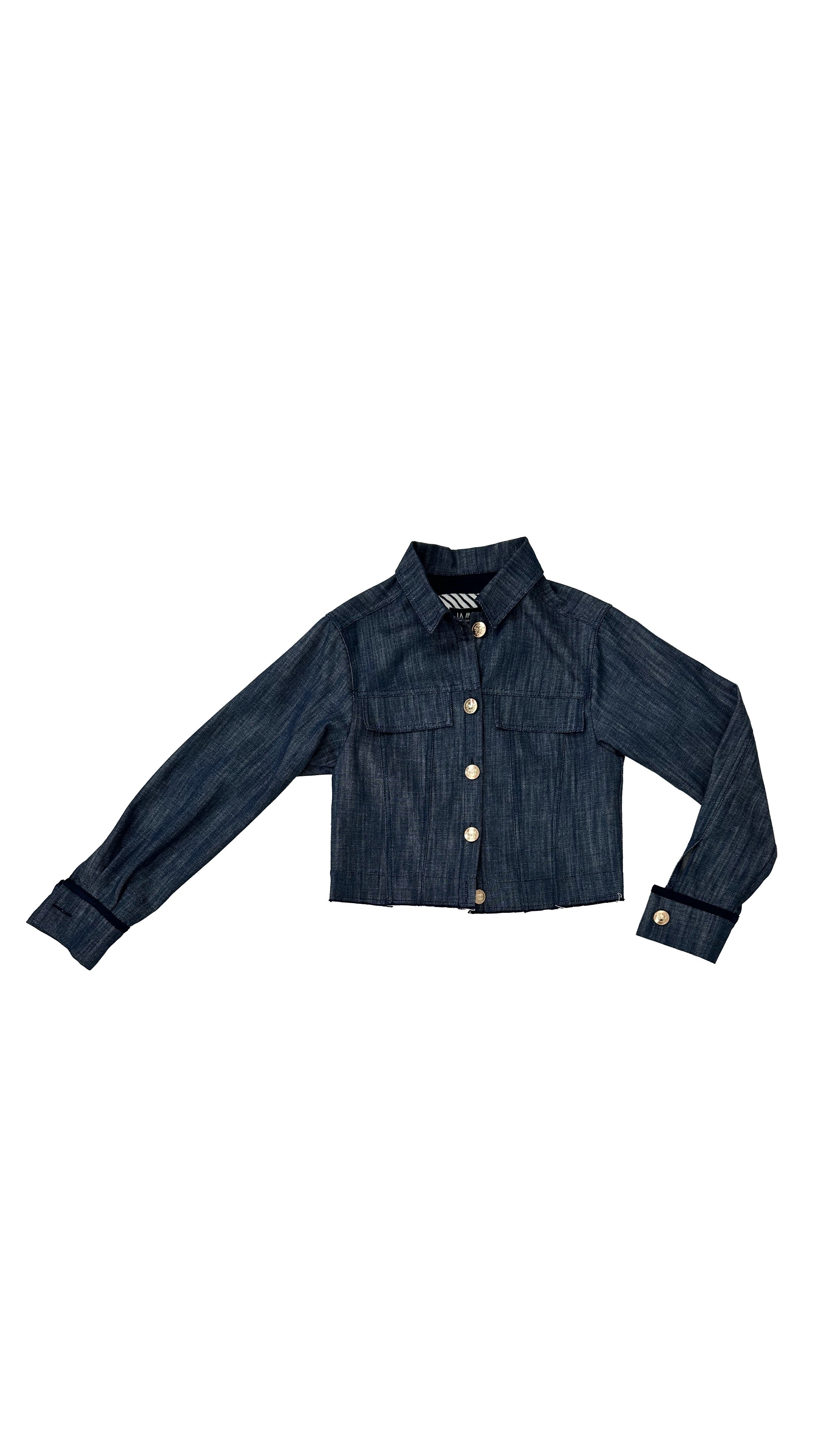 GIUBBINO JEANS IN DENIM 100% COTONE