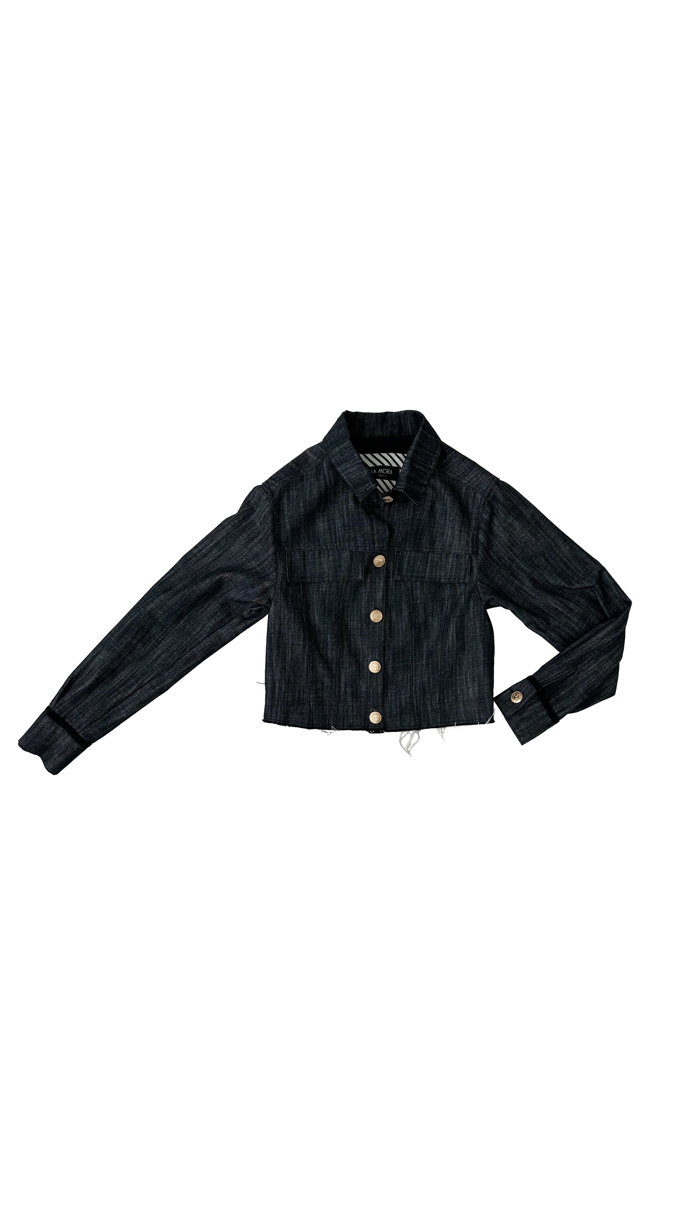 GIUBBINO JEANS IN DENIM 100% COTONE