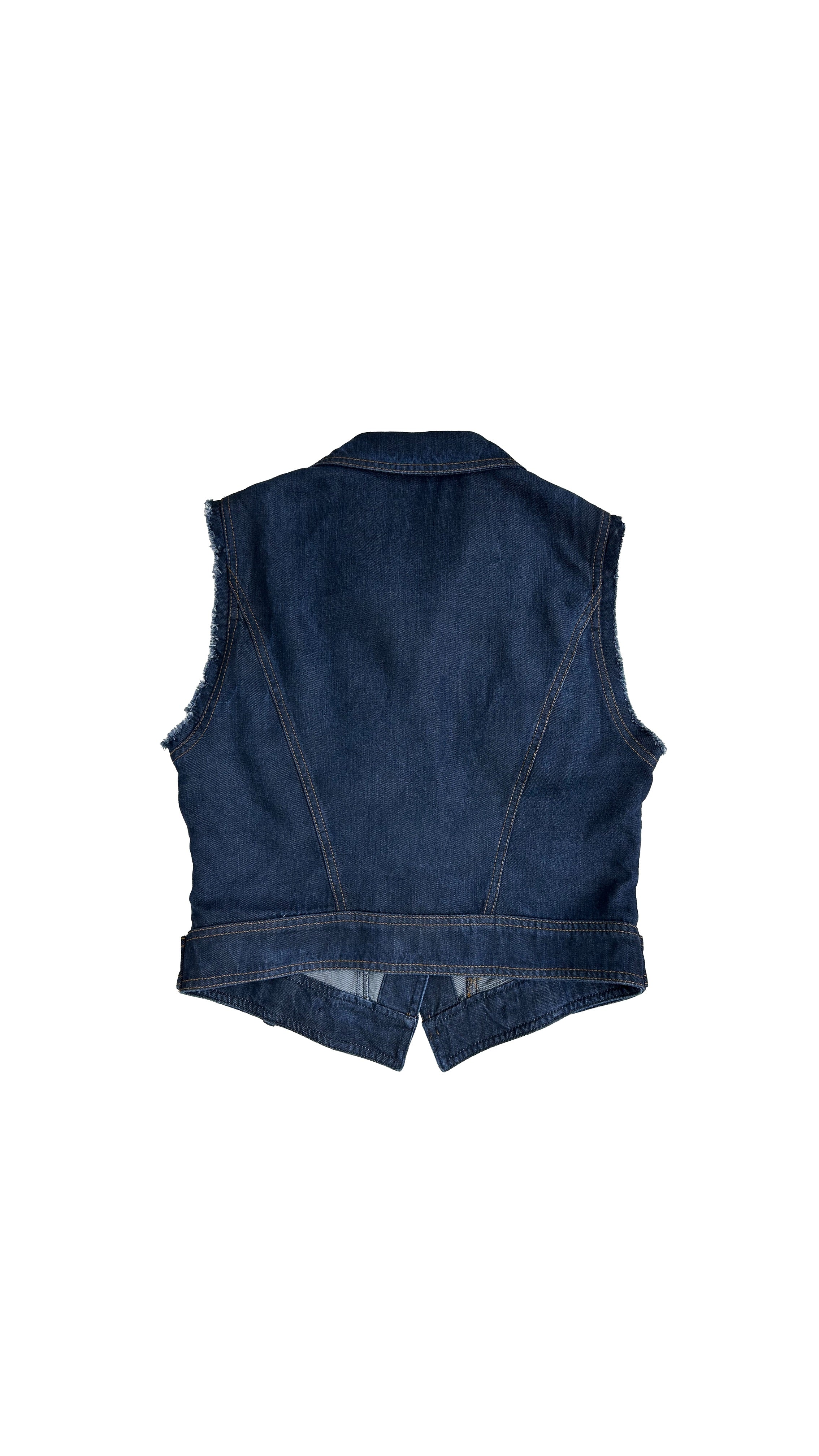 GILET JEANS IN LYOCELL