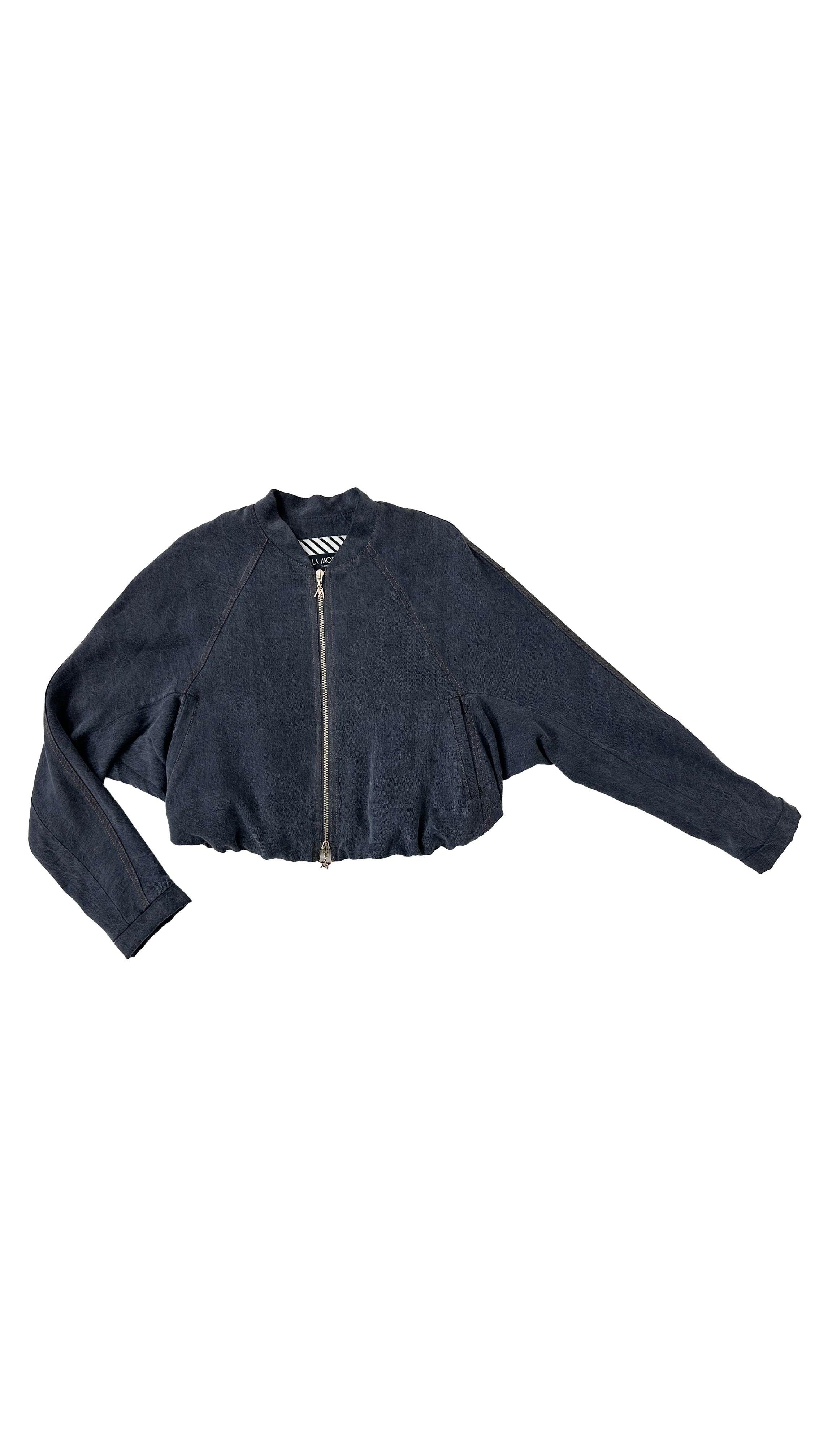 BOMBER IN JEANS LYOCELL