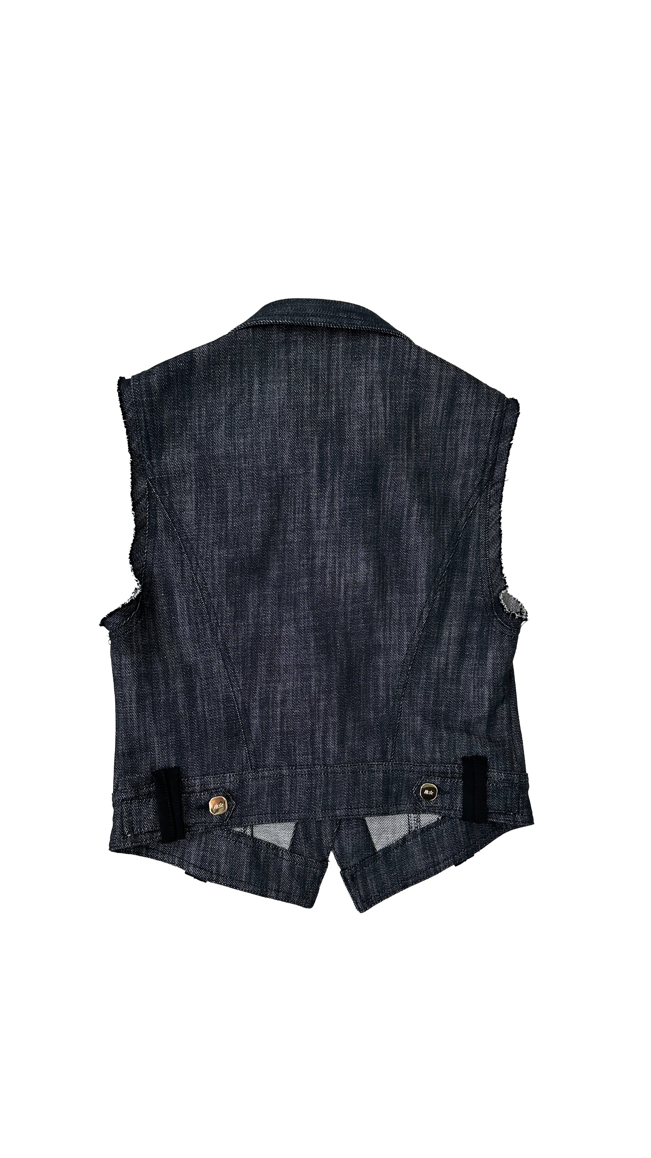 GILET JEANS IN DENIM 100% COTONE
