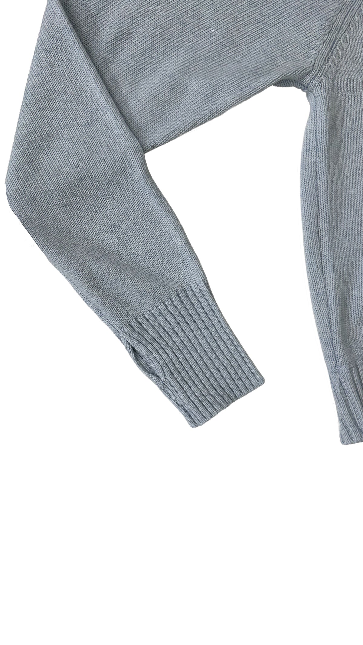 MAGLIA QUADRATA SCOLLO A V IN MISTO CASHMERE