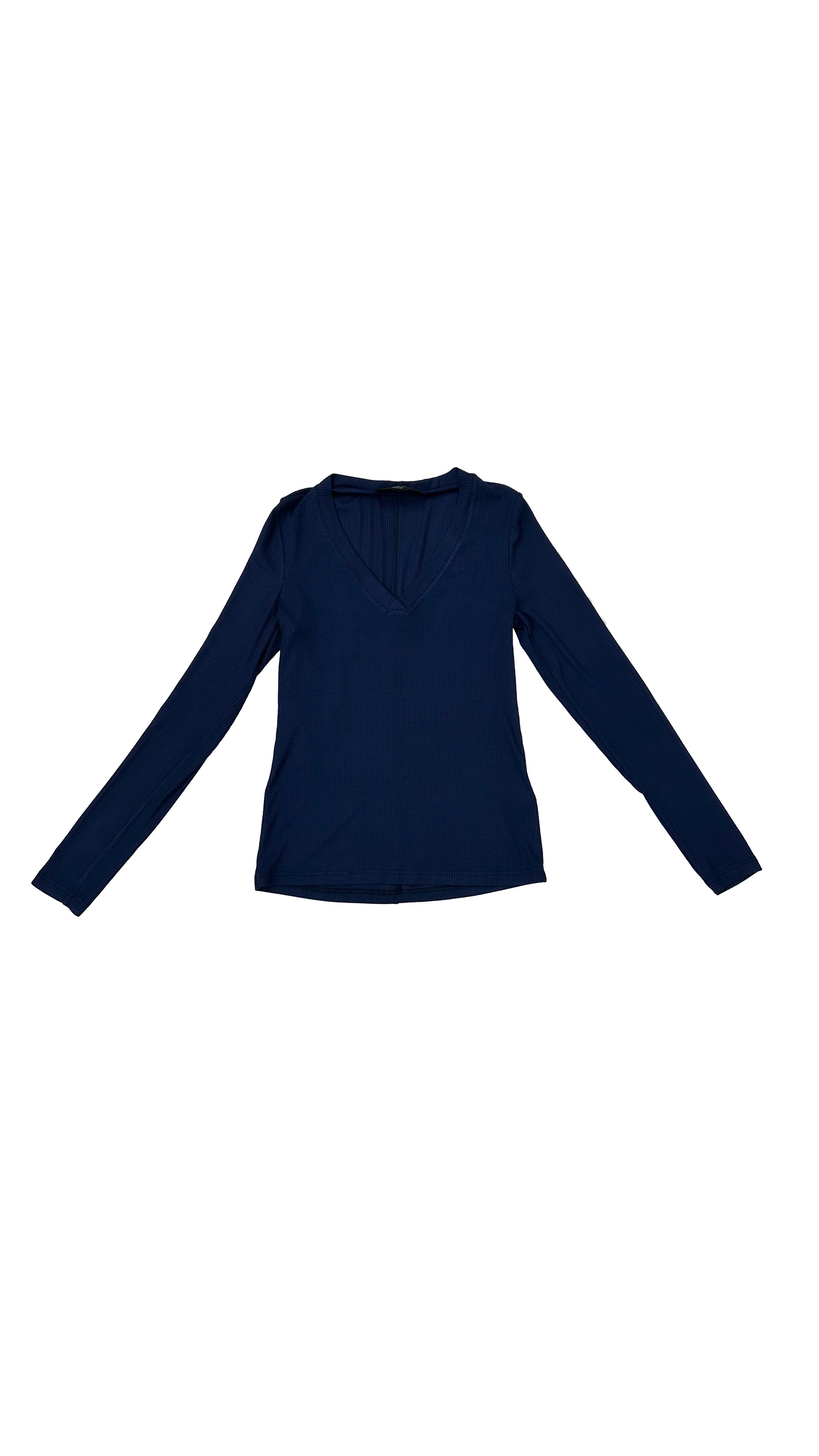 T-SHIRT COSTINA DI VISCOSA MANICA LUNGA