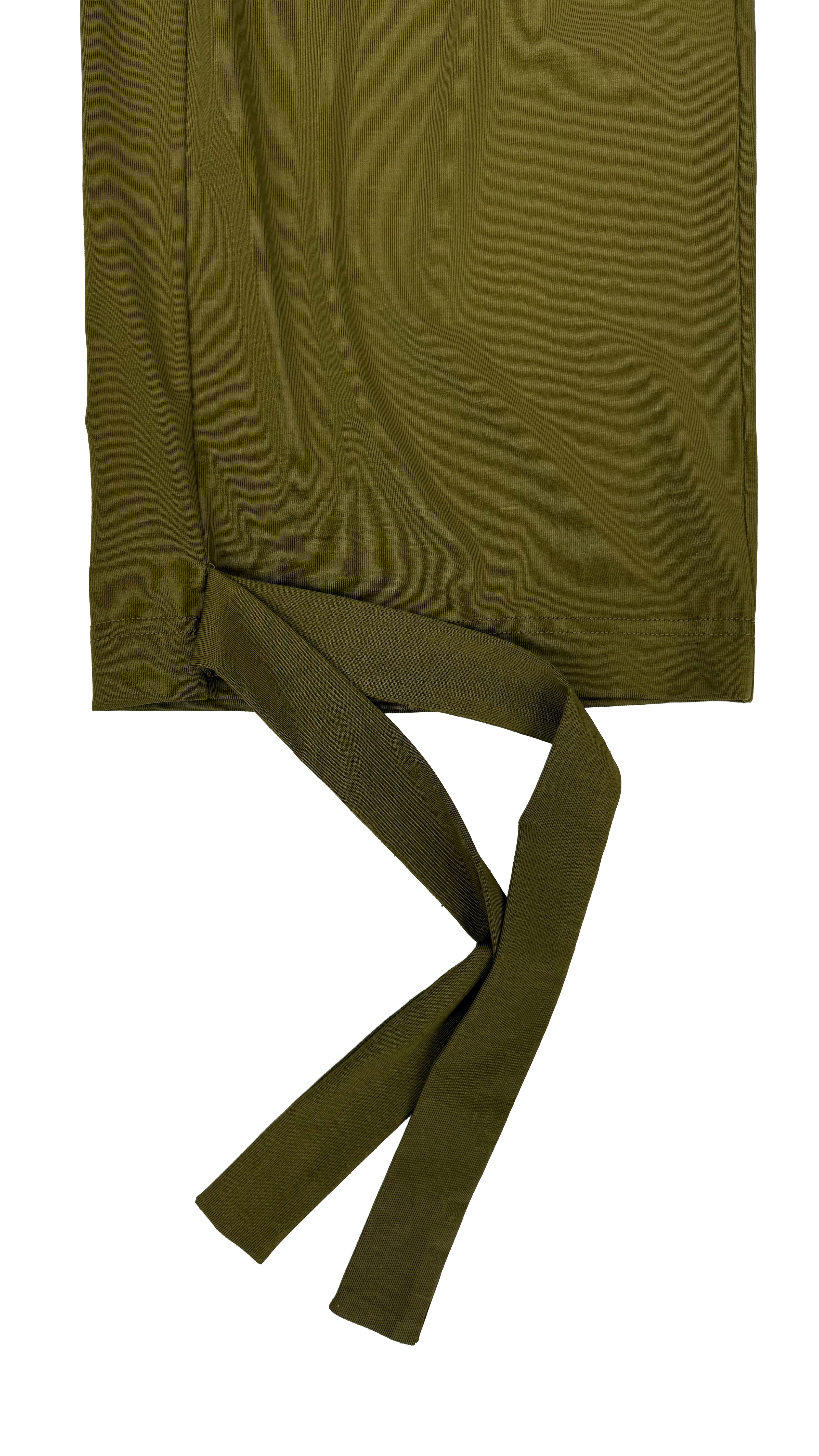 PANTALONE LACCI AL FONDO IN JERSEY LYOCELL ELASTICO