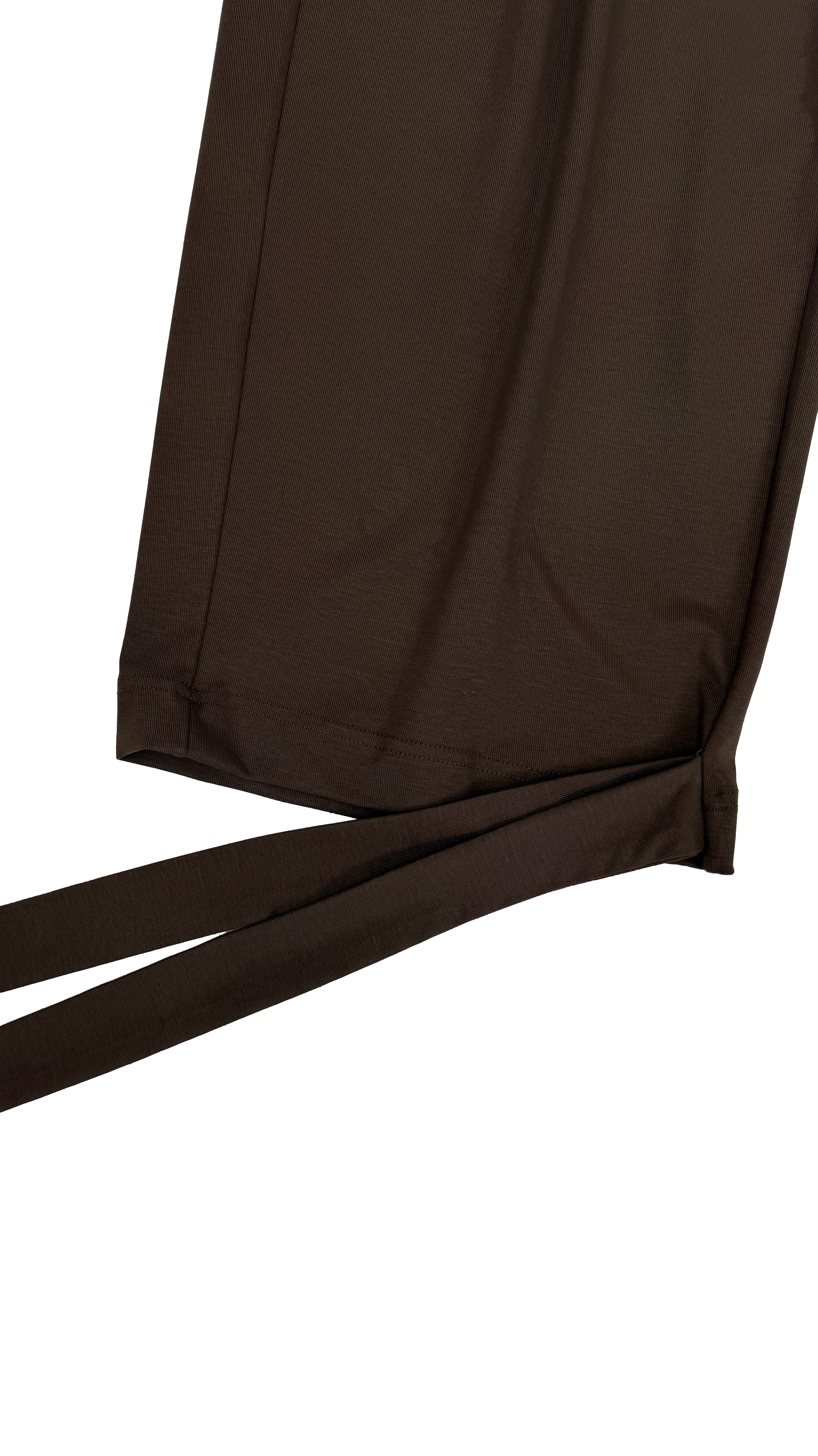 PANTALONE LACCI AL FONDO IN JERSEY LYOCELL ELASTICO
