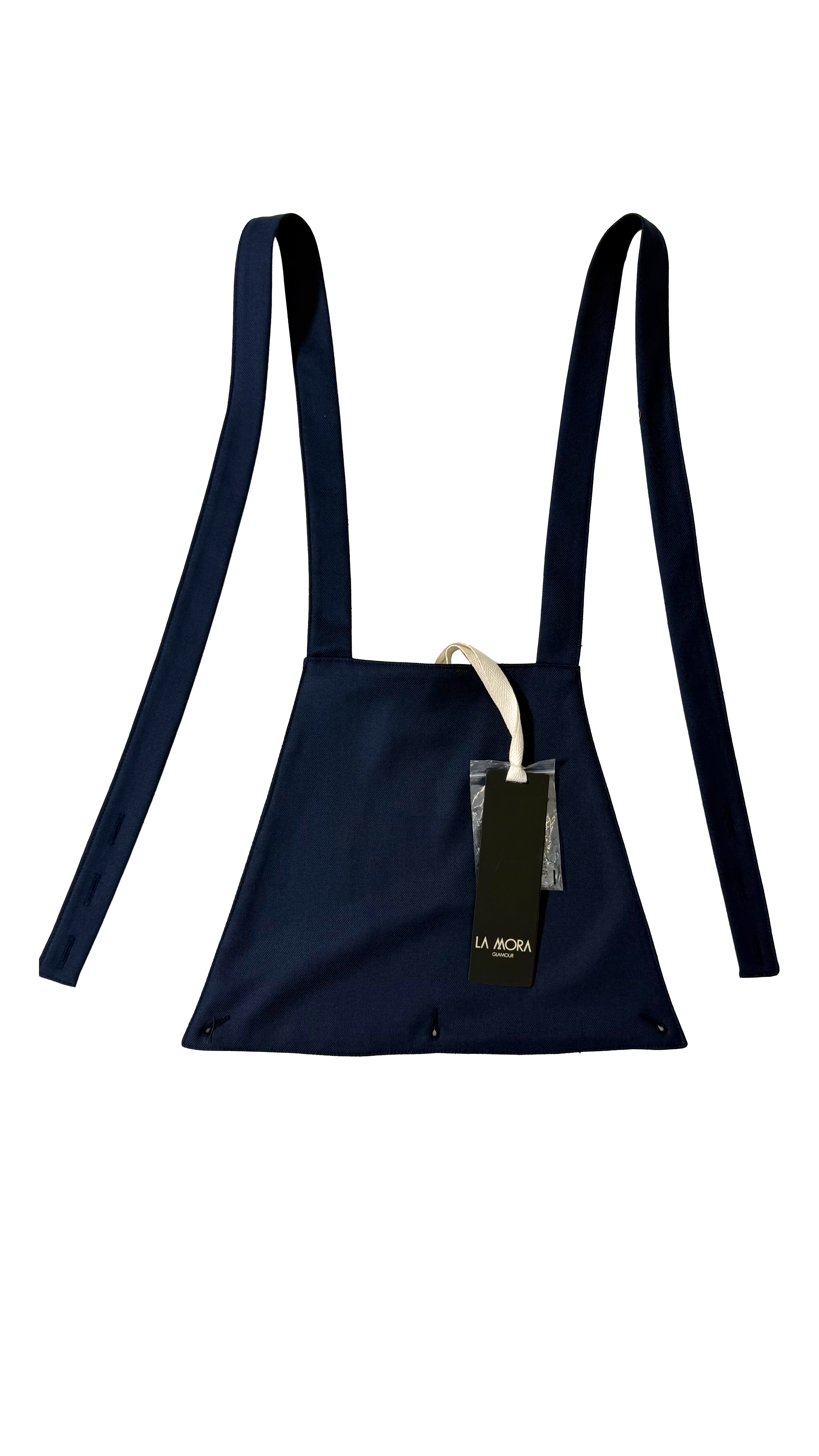 PETTORINA PER EFFETTO SALOPETTE IN FLANELLA CARDATA