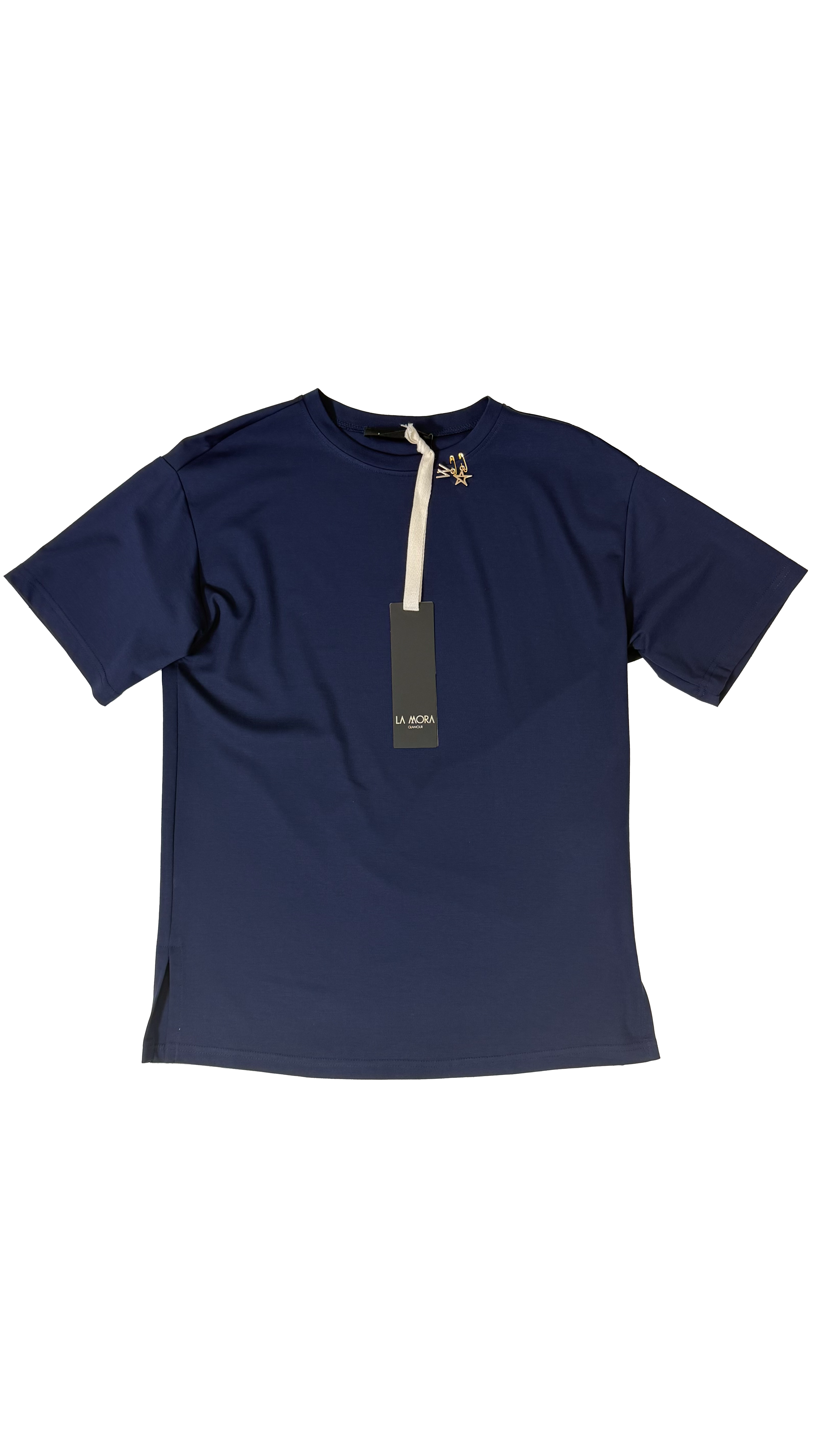 T-SHIRT QUADRATA IN JERSEY VISCOSA NYLON