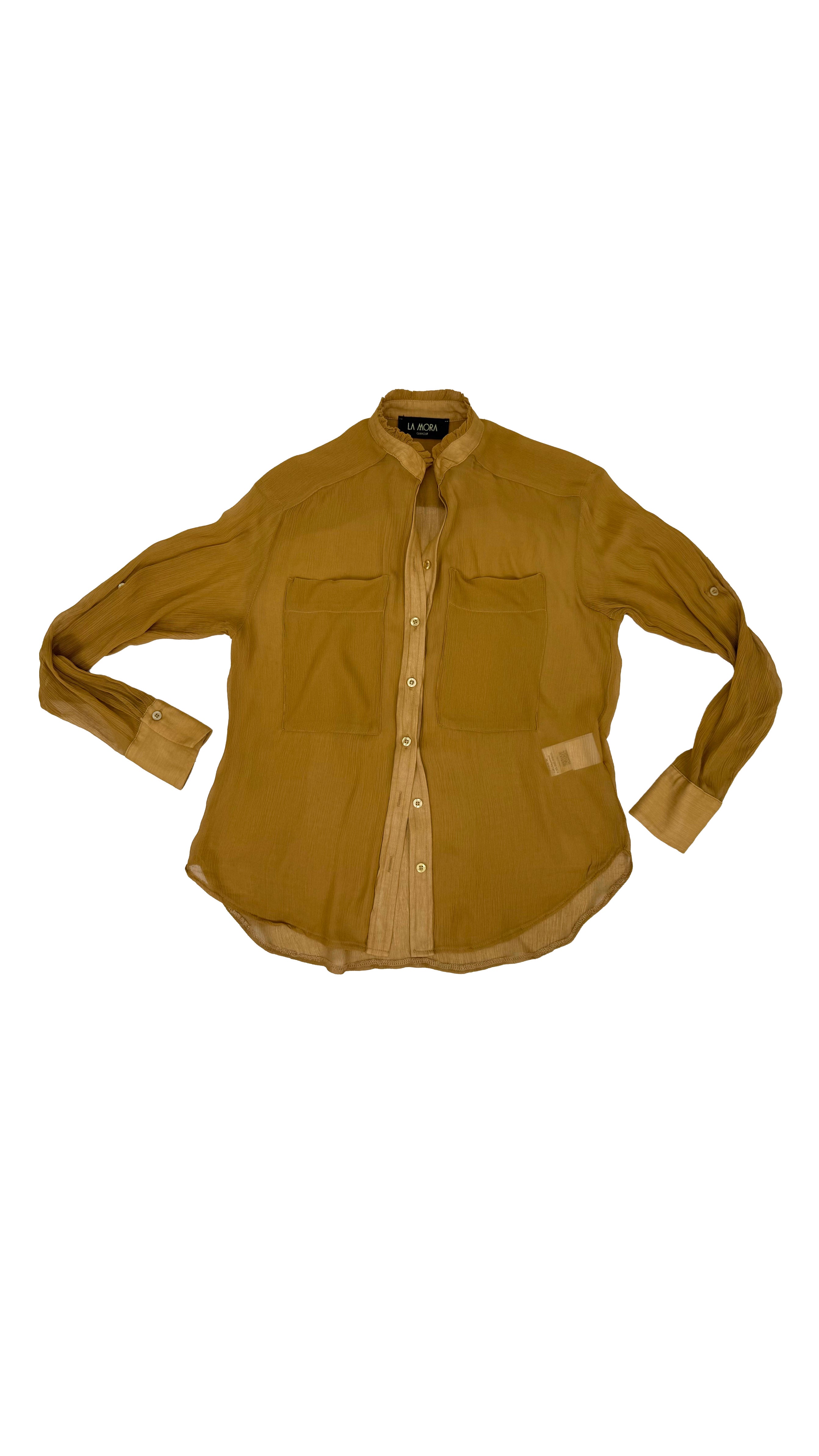 CAMICIA LINEA A UOMO IN CREPONNE VISCOSA