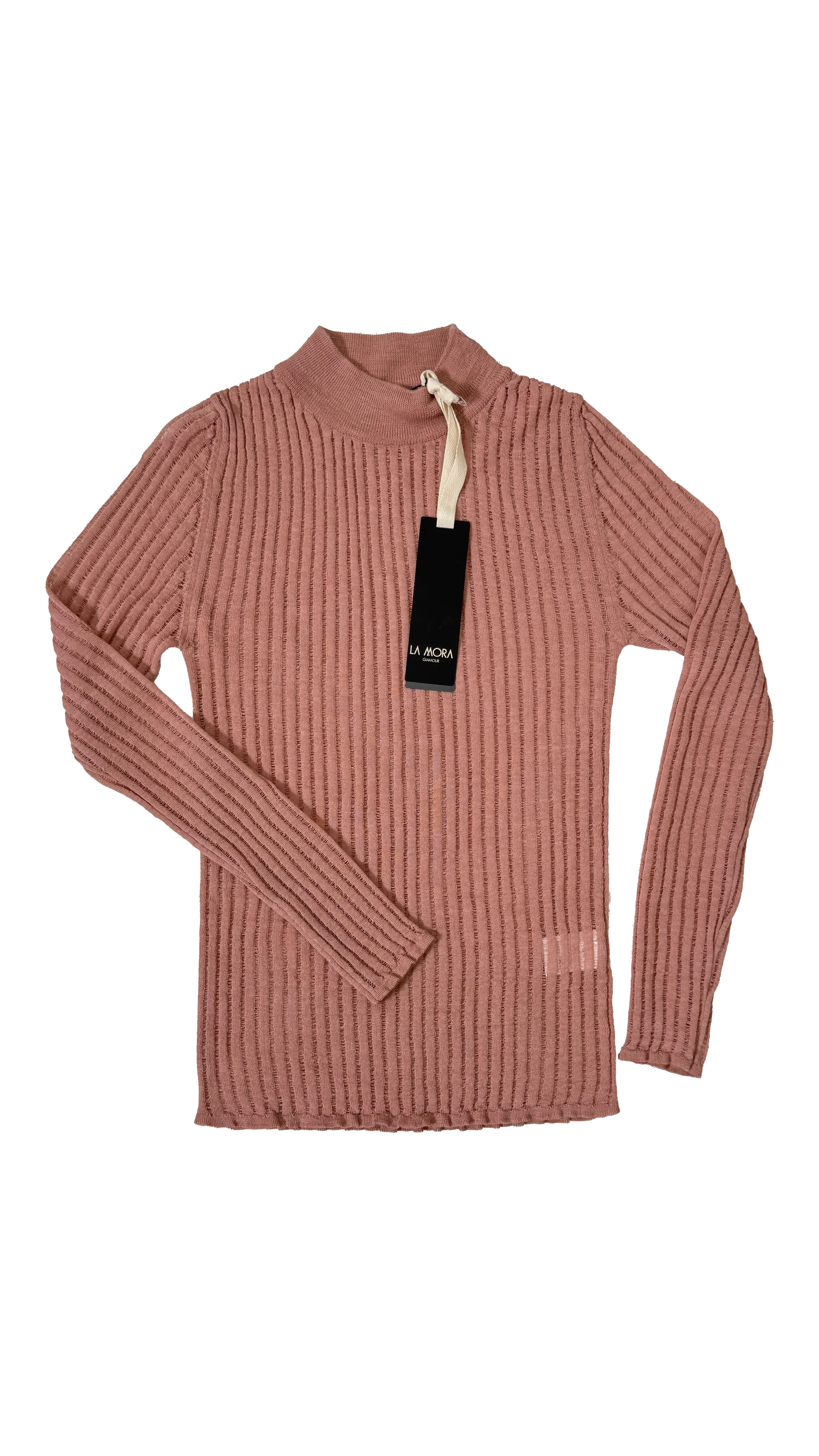 LUPETTO IN LANA VISCOSA PUNTO TRAFORATO