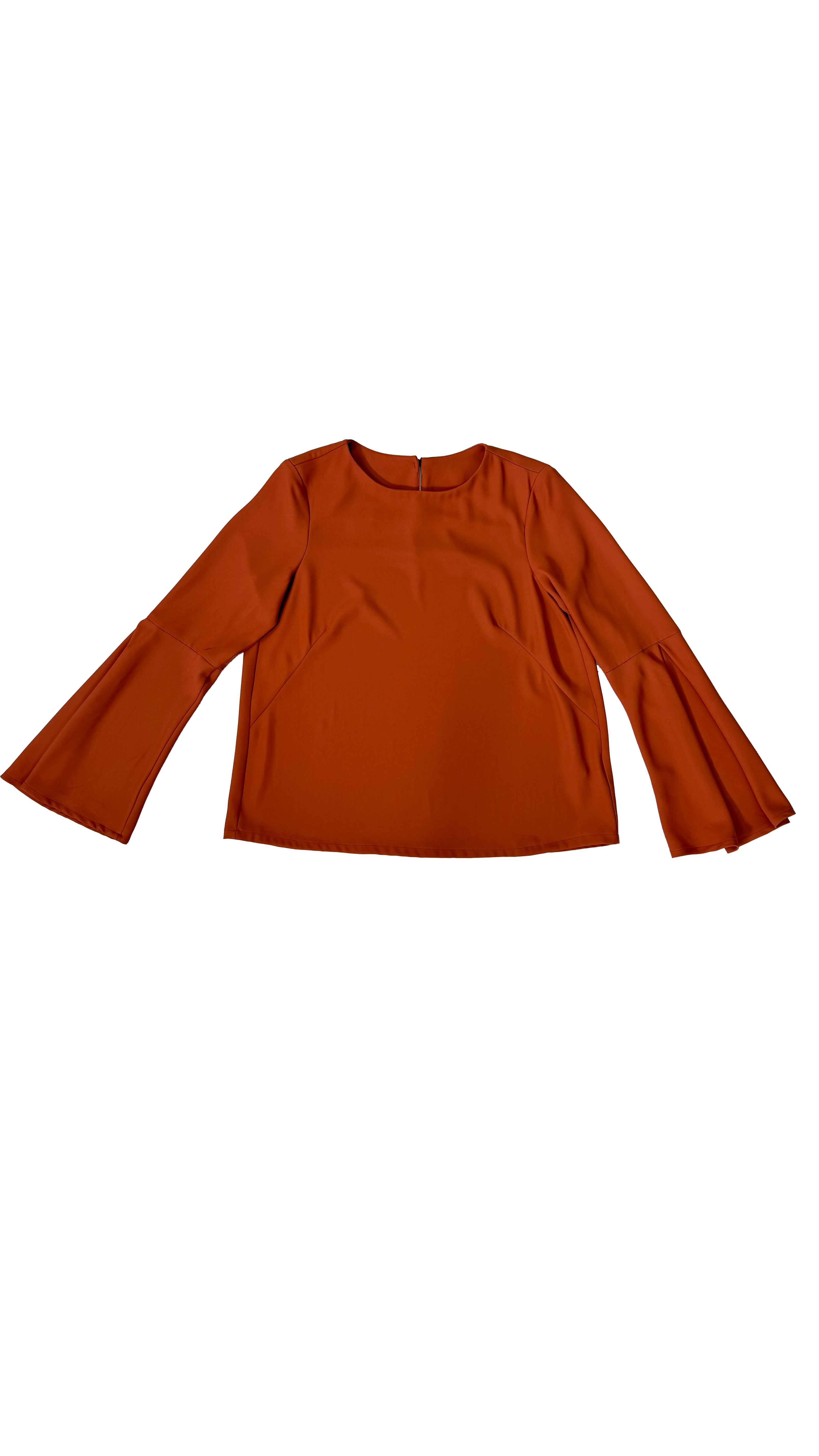 CAMICIA IN CADY FLUIDO CON MANICHE SVASATE