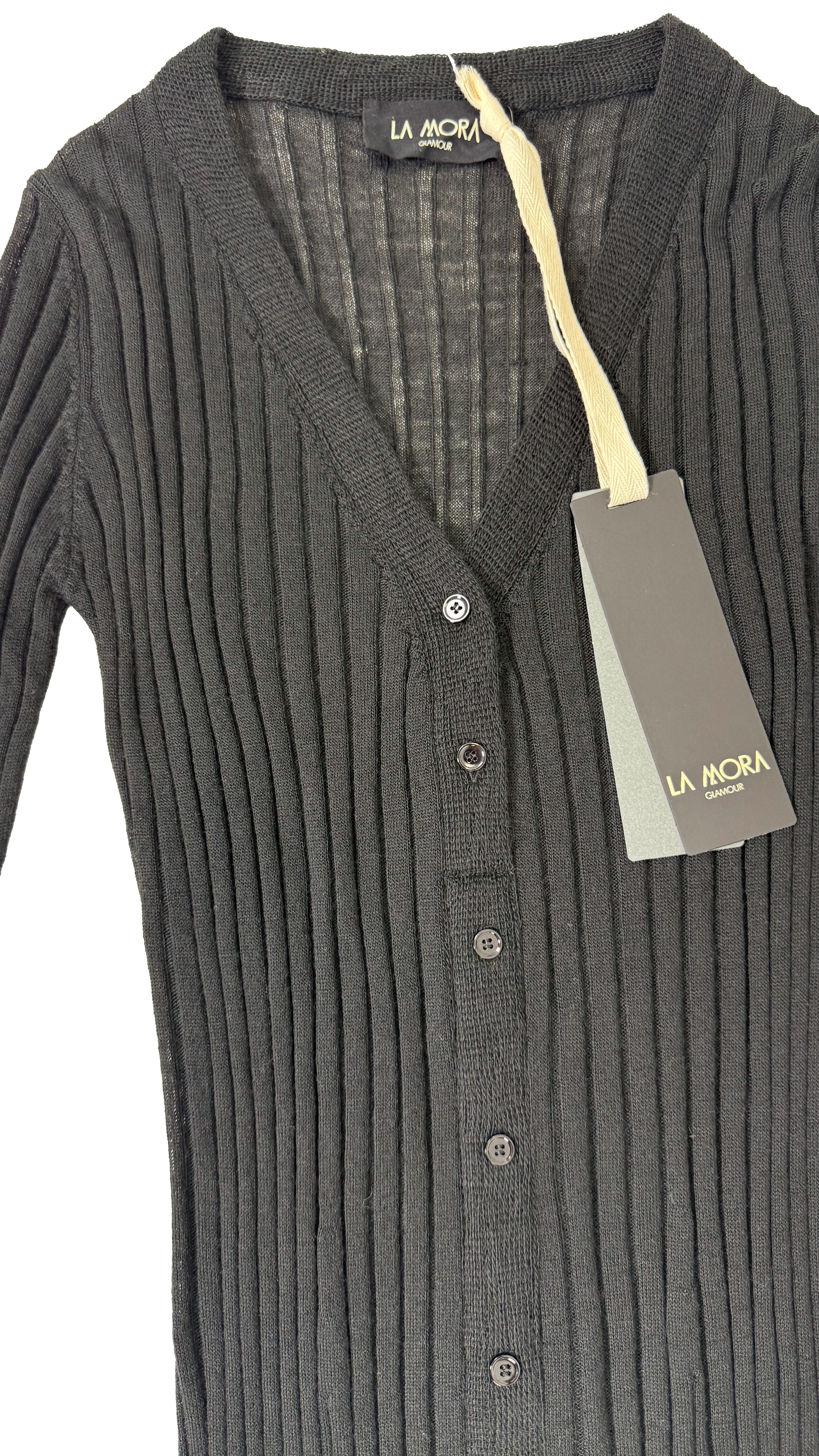 ABITO LUNGO IN LANA VISCOSA A COSTE