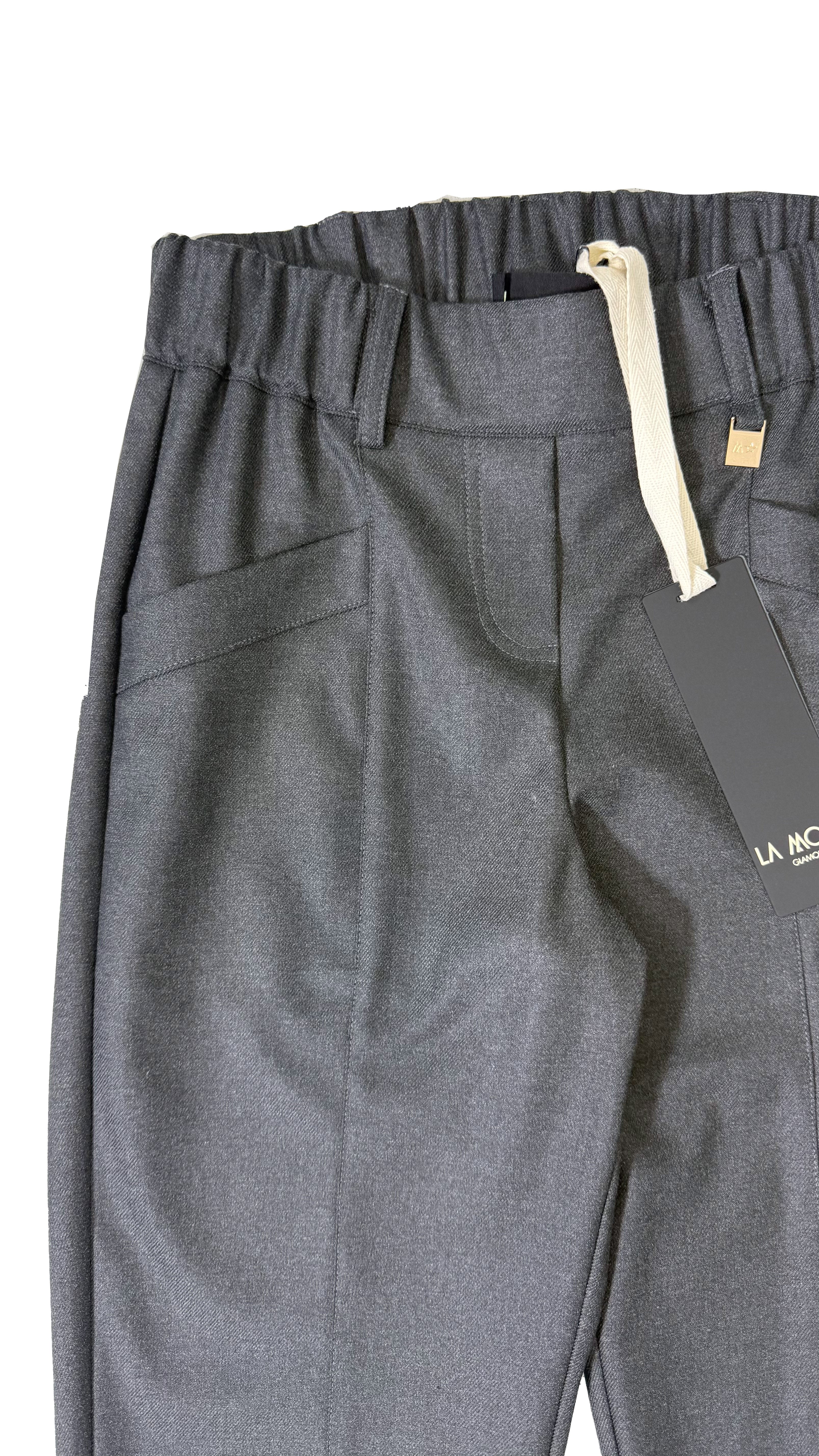 PANTALONE LINEA BASIC IN FLANELLA CARDATA