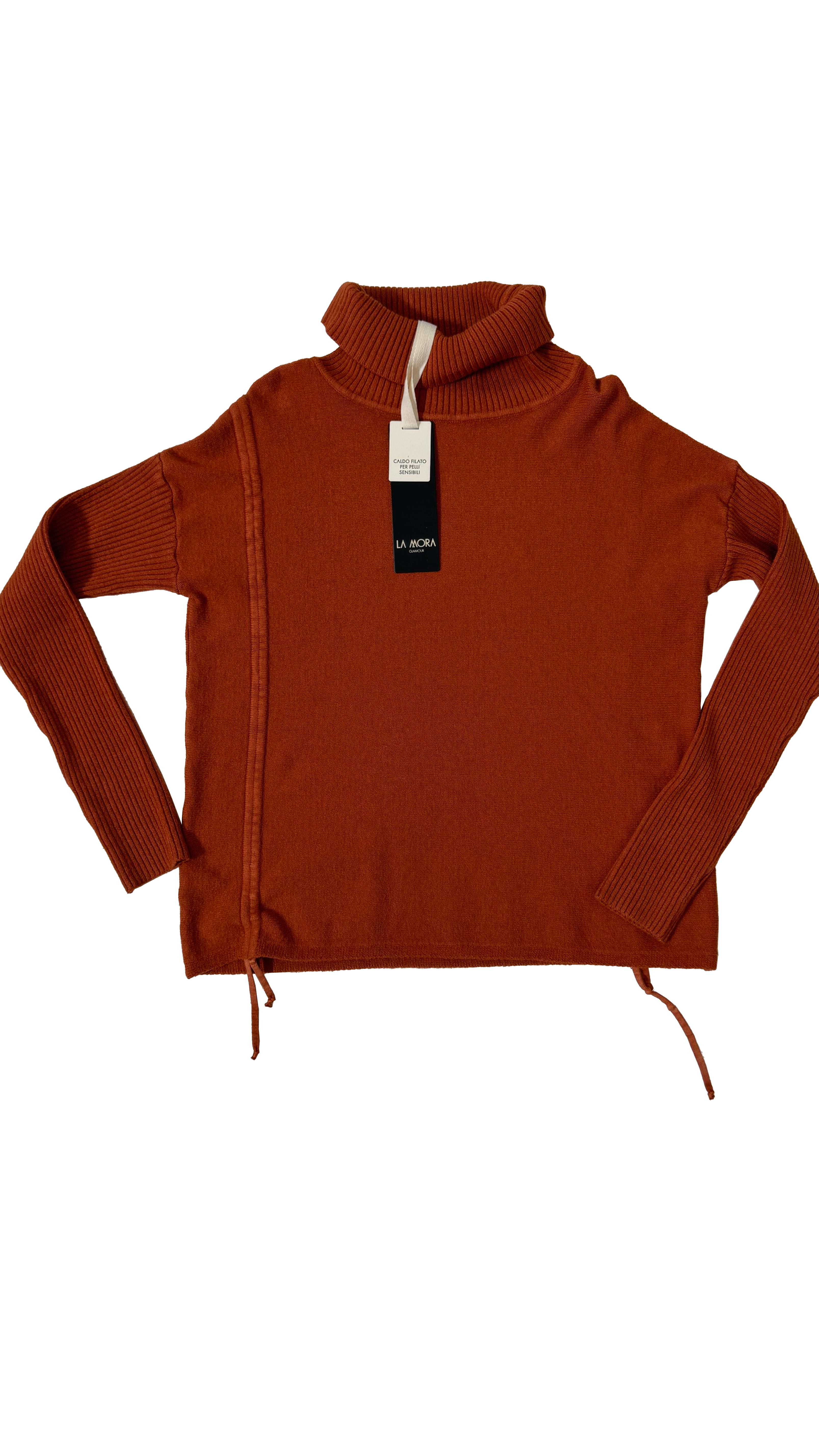 MAGLIA QUADRATA CON COULISSE IN CALDA VISCOSA