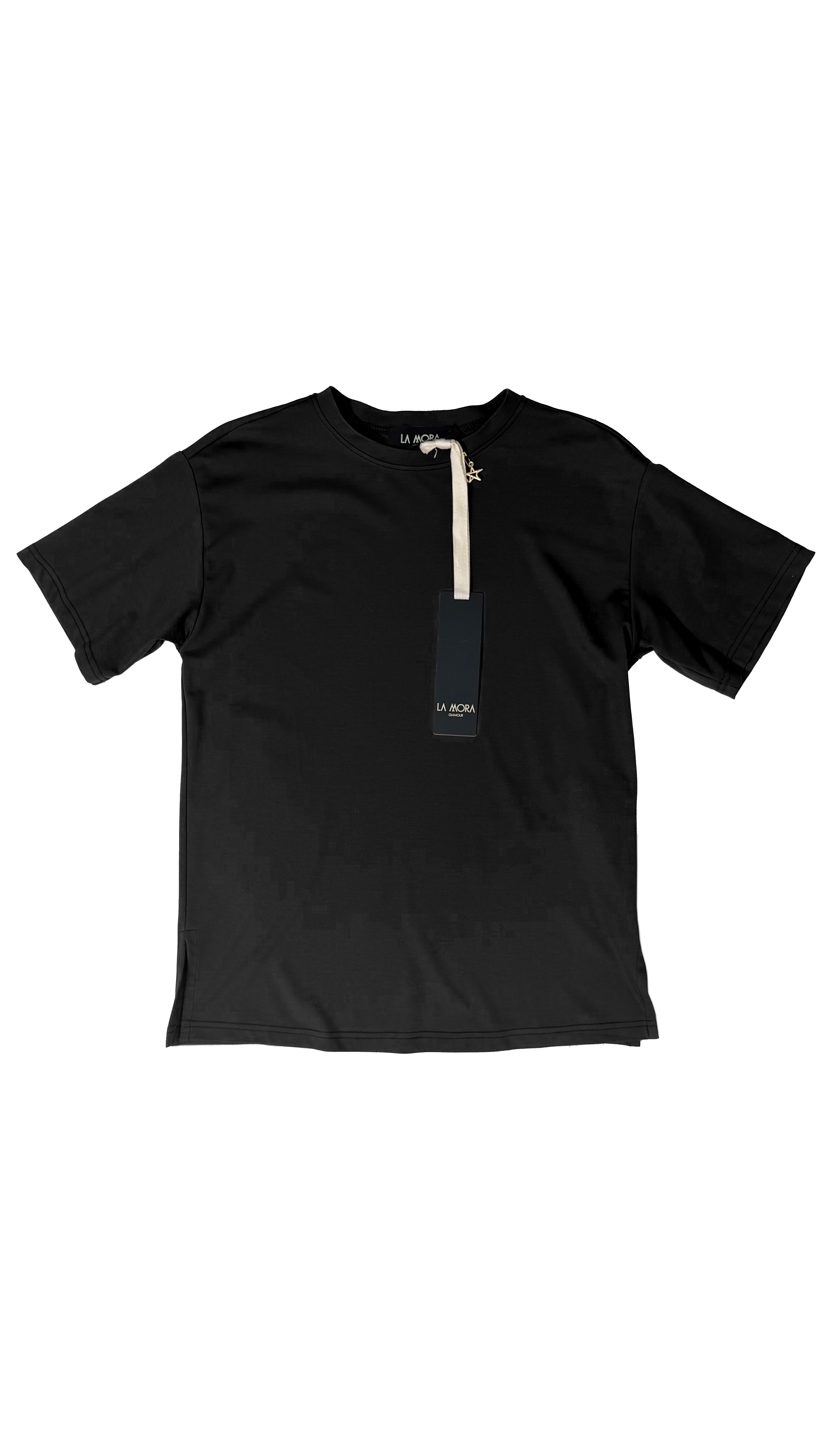 T-SHIRT QUADRATA IN JERSEY VISCOSA NYLON