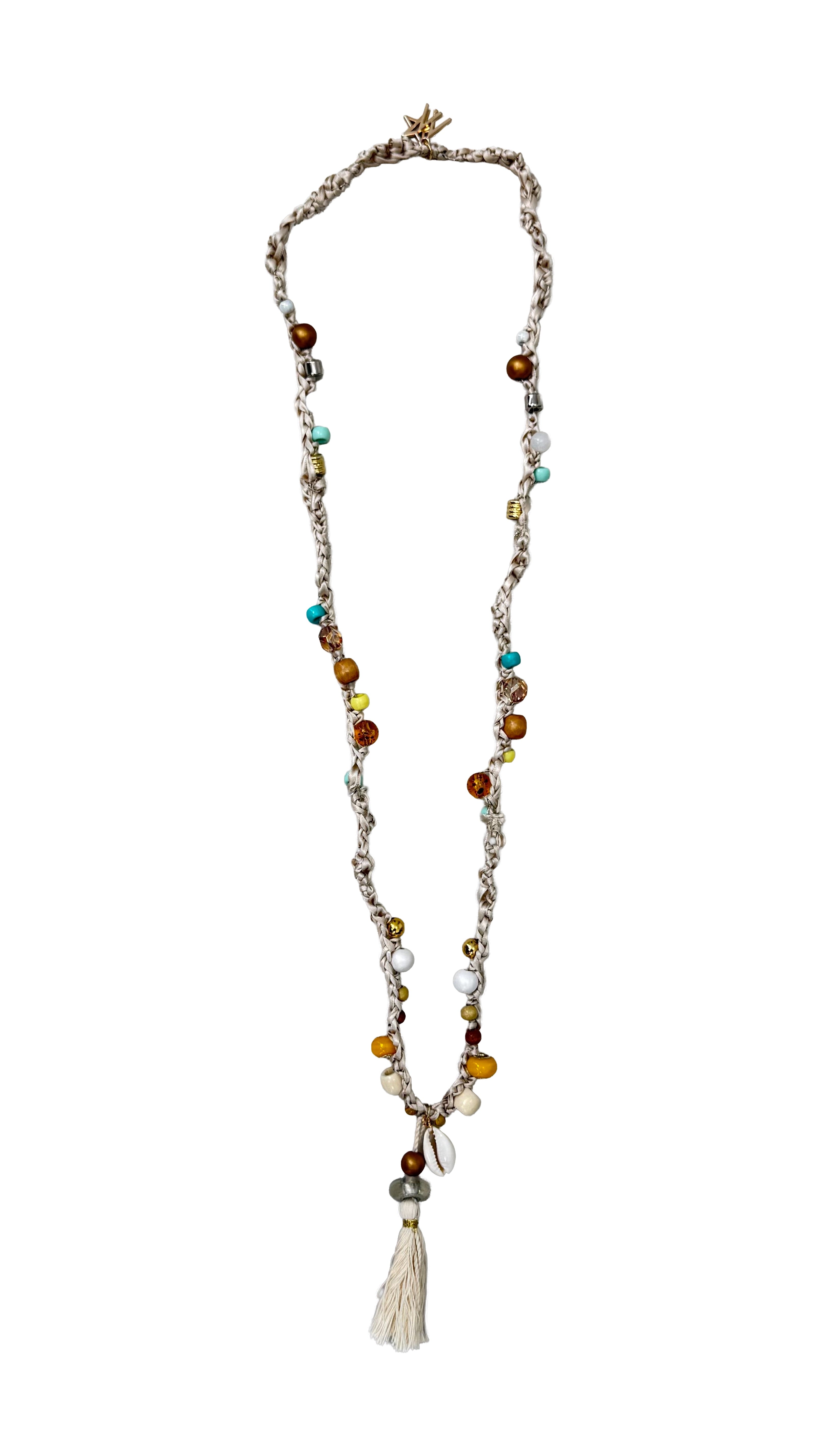 COLLANA UNCINETTO CON PERLINE ESTIVA