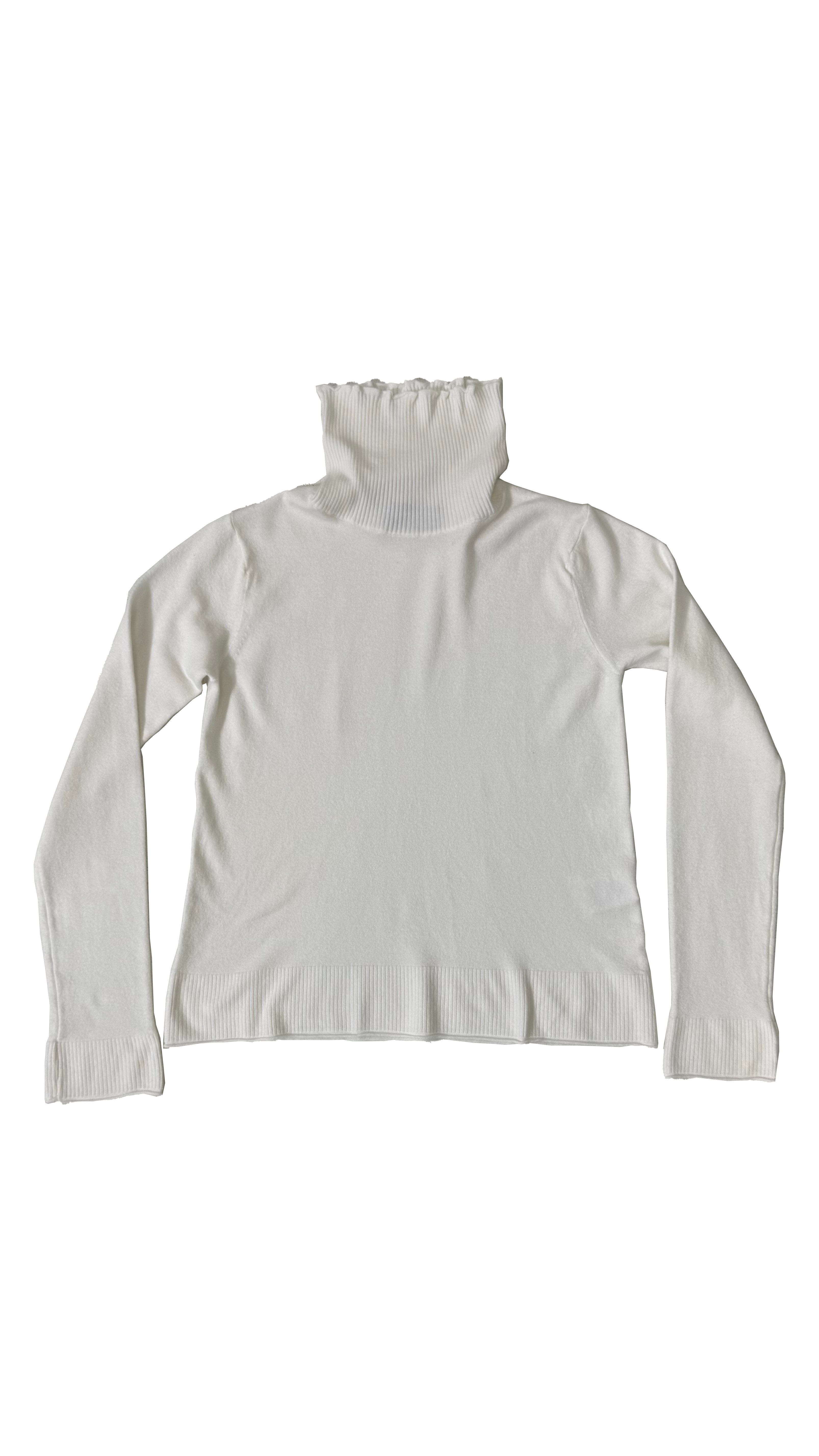 MAGLIA BASIC COLLO ALTO IN CALDA VISCOSA