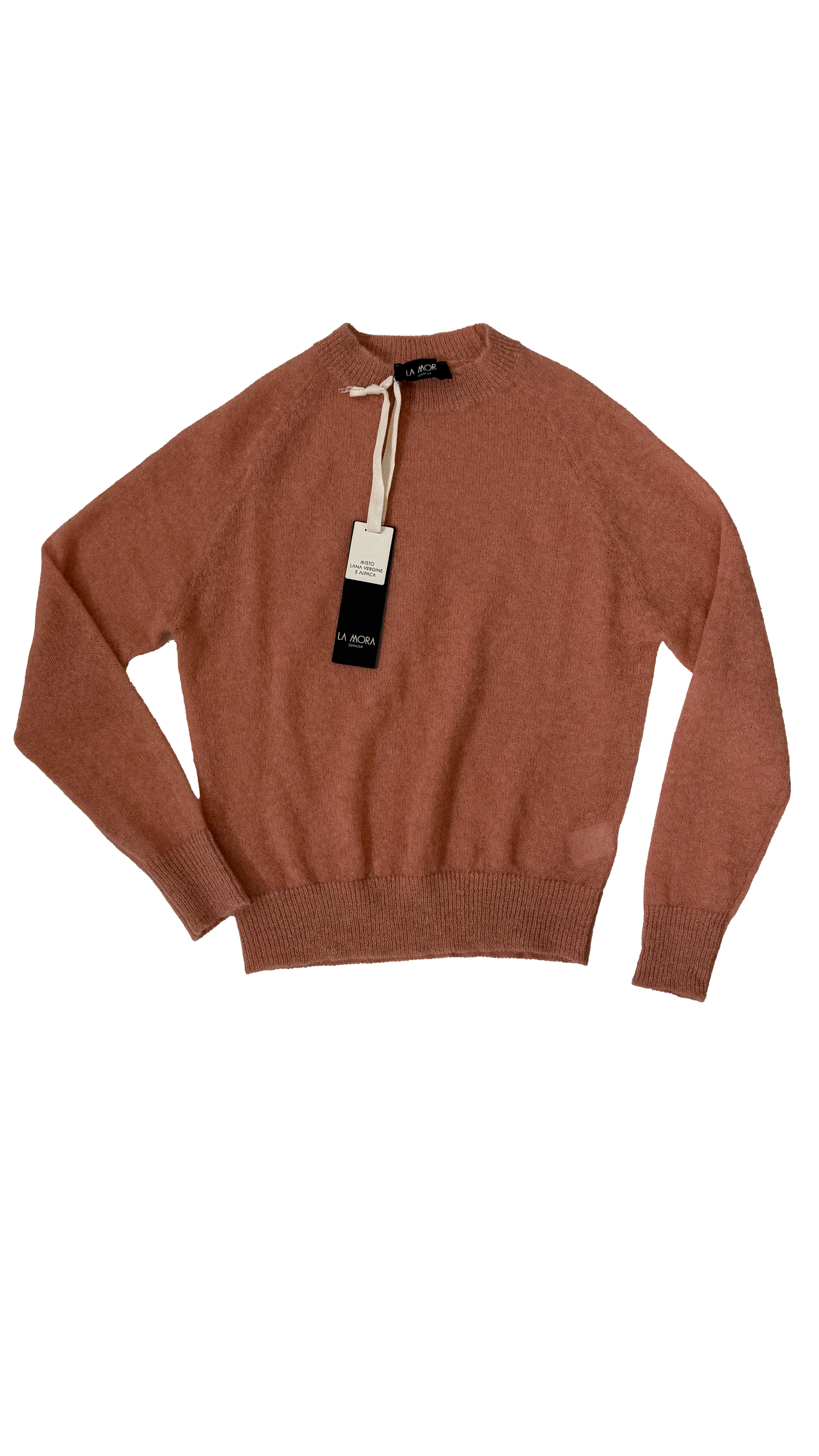 MAGLIA QUADRATA LEGGERA IN MISTO ALPACA